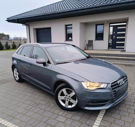 Audi A3 cena 39700 przebieg: 214000, rok produkcji 2013 z Płock małe 667